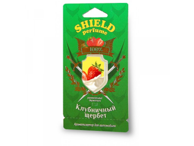 Ароматизатор FOUETTE "Shield perfume" мембранный "Клубничный щербет" S-7 от FOUETTE Ароматизатор FOUETTE "Shield perfume" мембранный "Клубничный щербет" S-7