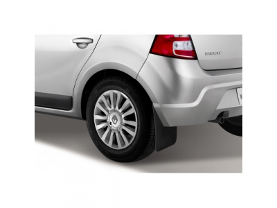 Брызговики задние RENAULT Sandero 2010-2014 (полиуретан) от FROSCH Брызговики задние RENAULT Sandero 2010-2014 (полиуретан)