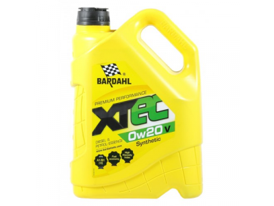 Масло моторное синтетика 0W-20 5 л.XTEC V от Bardahl Масло моторное синтетика 0W-20 5 л.XTEC V
