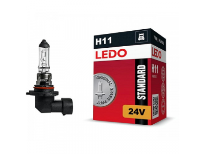 Лампа H11 LEDO Standard 24V 70W от LEDO Лампа H11 LEDO Standard 24V 70W